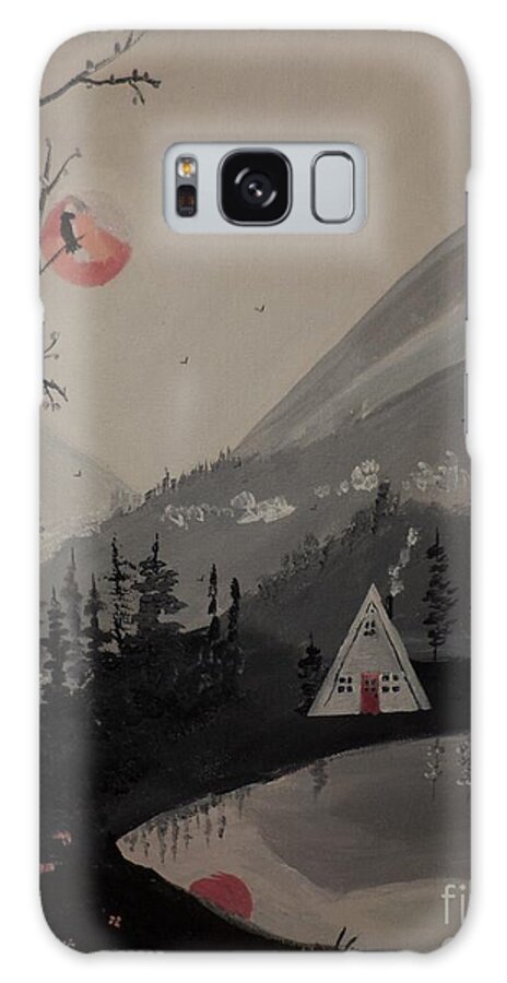 Landscape Galaxy Case featuring the painting Write Me A Story Painting by Donald Northup