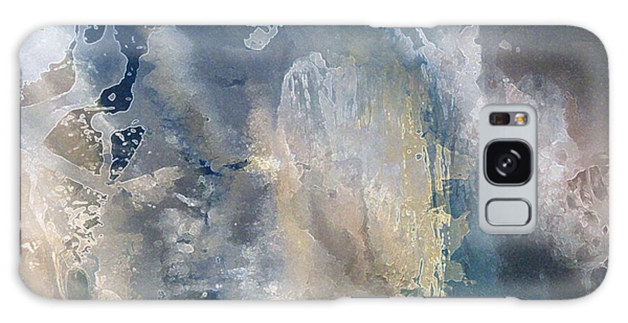 Emmett Galaxy Case featuring the painting XV - Lost Island by John Emmett
