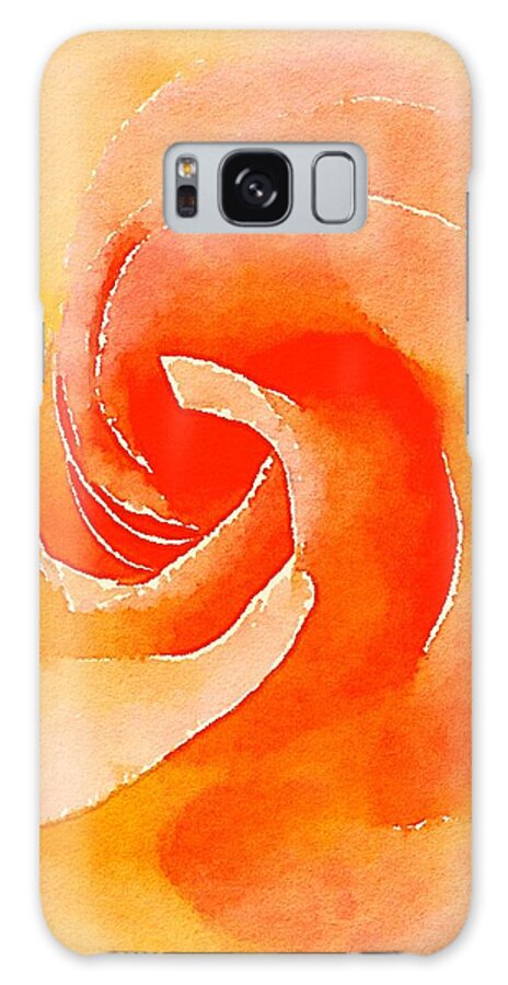Rose Galaxy Case featuring the digital art Painted Rose by Wendy Golden