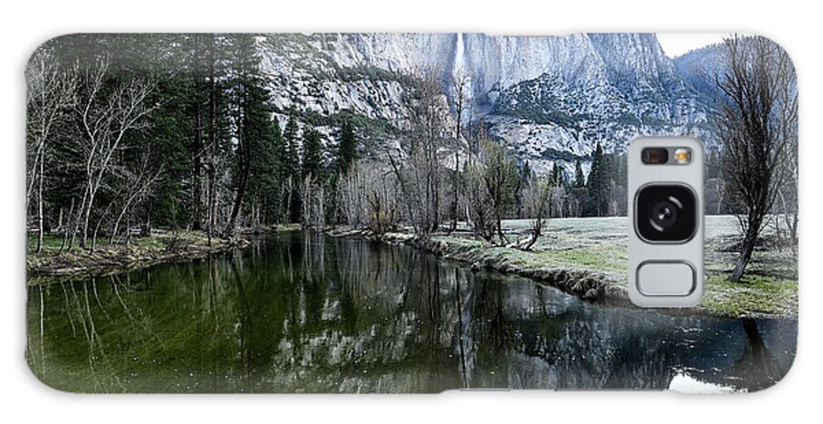 Yosemite Galaxy Case featuring the photograph Yosemite Falls and Reflection by Amazing Action Photo Video