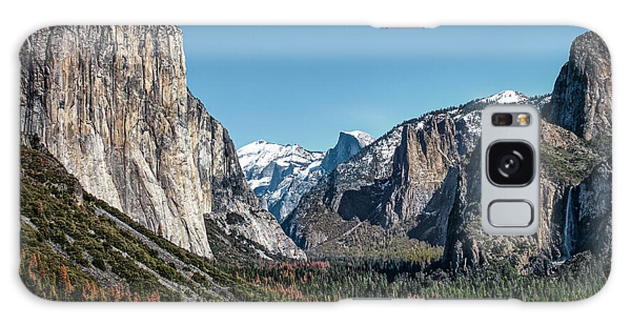 Yosemite Galaxy Case featuring the photograph Yosemite Tunnel View by Gary Geddes
