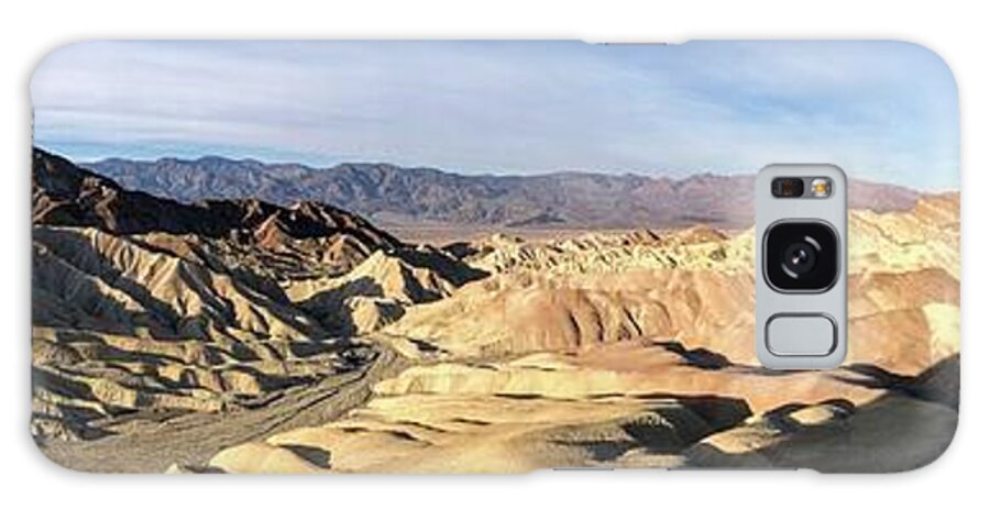 Zabriskie Point Galaxy Case featuring the photograph Zabriskie Point Death Valley by Brett Harvey