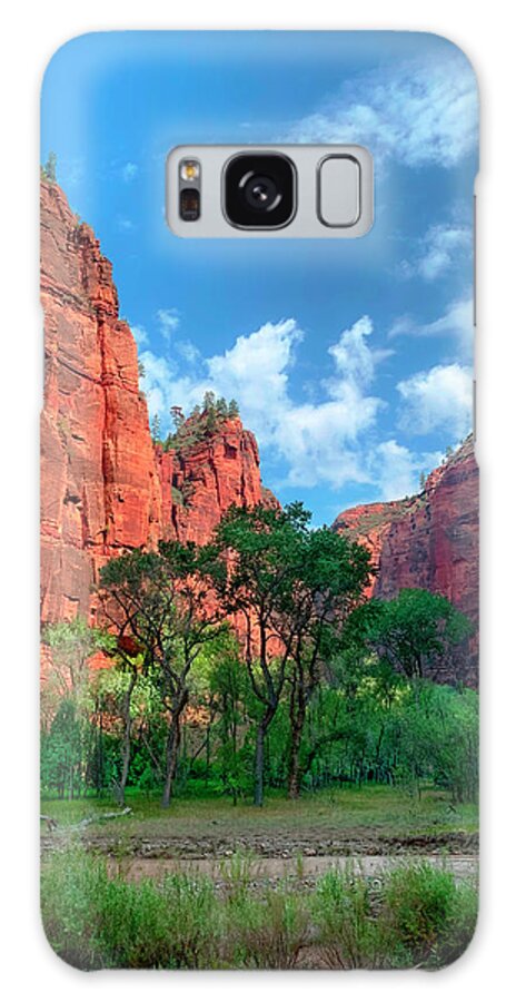 Photographs Galaxy Case featuring the photograph Zion Virgin River Early Morning by John A Rodriguez