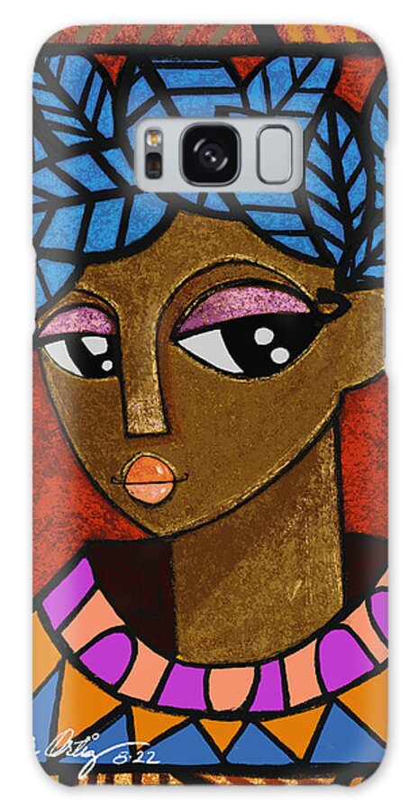 Love Galaxy Case featuring the painting Zolhe by Oscar Ortiz
