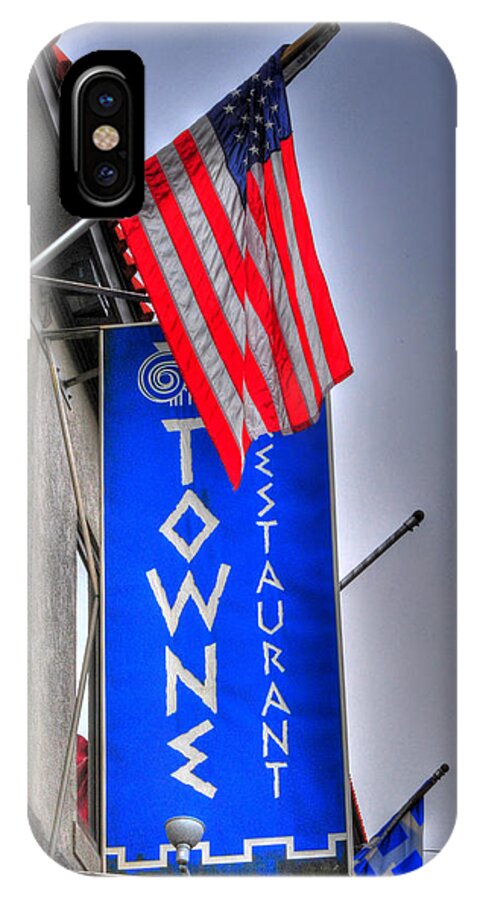Allentown iPhone X Case featuring the photograph 001 Towne Restaurant by Michael Frank Jr