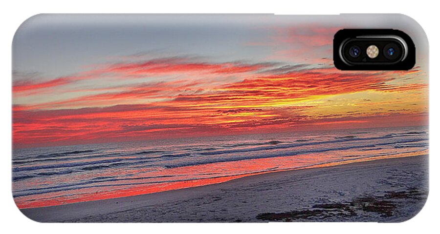 Sunrise iPhone X Case featuring the photograph Beach #1 by Dennis Dugan