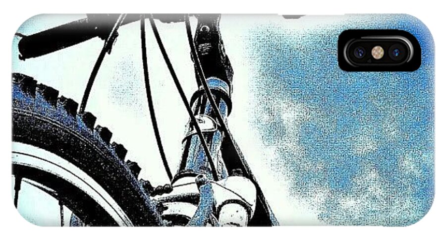 Tagstagramers iPhone X Case featuring the photograph Bike!! #1 by Chris Drake