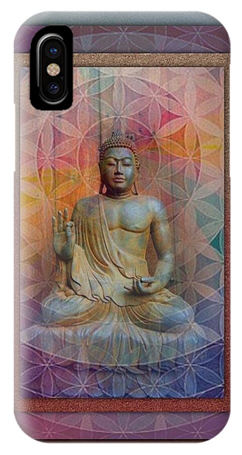 Buddha iPhone X Case featuring the photograph Buddha #1 by Richard Laeton