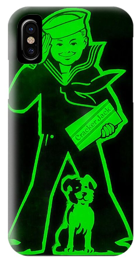 Sailor iPhone X Case featuring the photograph Crackerjack Green #1 by Rob Hans