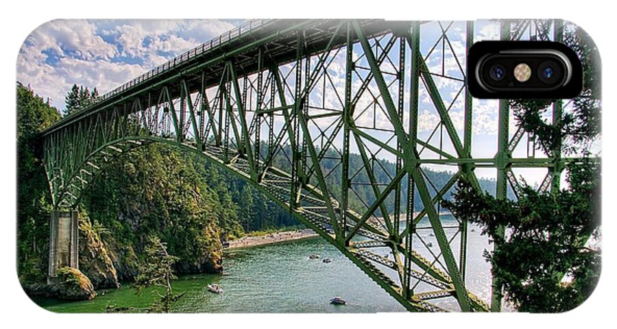 Deception Pass iPhone X Case featuring the photograph Deception Pass #1 by Spencer McDonald