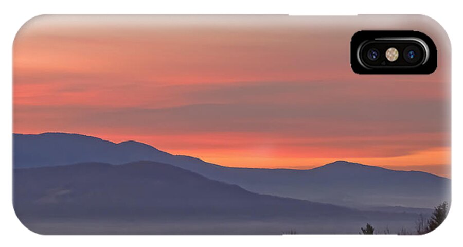 Sunrise iPhone X Case featuring the photograph Mountain Sunrise 1 by Robert Mitchell