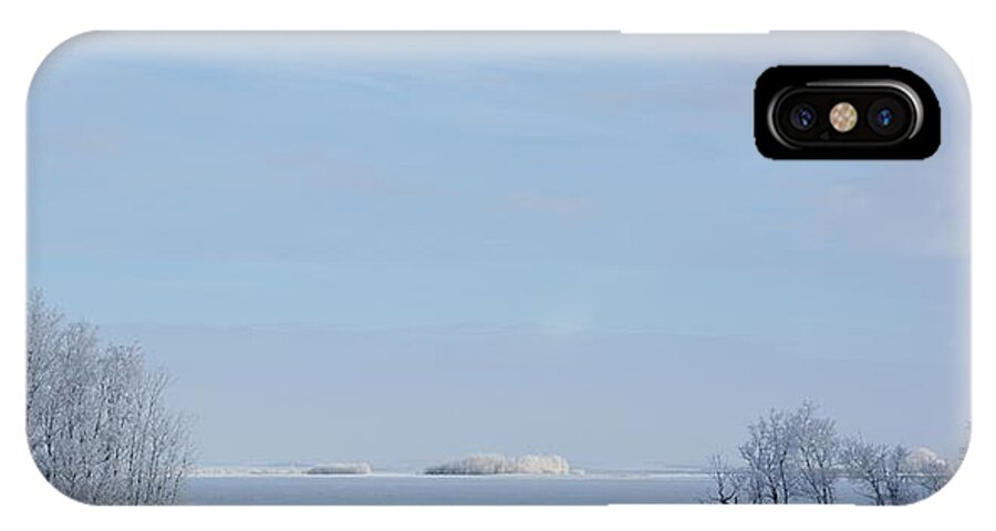 Landscape iPhone X Case featuring the photograph Prairie Winter #1 by Ellery Russell