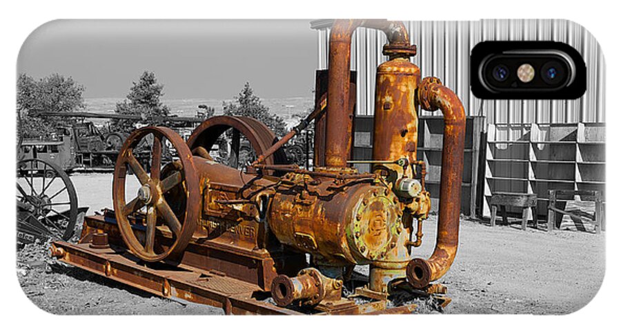 Garder Denver Pump iPhone X Case featuring the photograph Retired Petroleum Pump #1 by Richard J Cassato