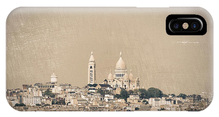 Montmartre iPhone X Case featuring the photograph Sacre Coeur basilica of Montmartre in Paris #1 by Dutourdumonde Photography