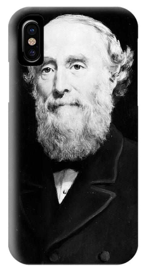 19th Century iPhone X Case featuring the painting Sir George Williams (1821-1905) #1 by Granger