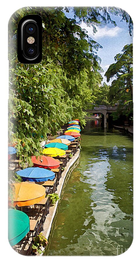 San Antonio River Walk iPhone X Case featuring the photograph The River Walk #1 by Erika Weber