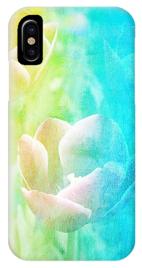 Tulips iPhone X Case featuring the photograph Tulips #1 by James Bethanis