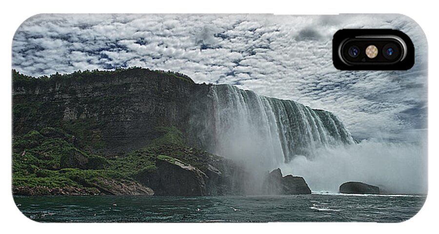 Canada iPhone X Case featuring the photograph Niagara Falls #11 by Prince Andre Faubert