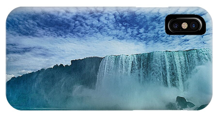 Canada iPhone X Case featuring the photograph Niagara Falls #15 by Prince Andre Faubert