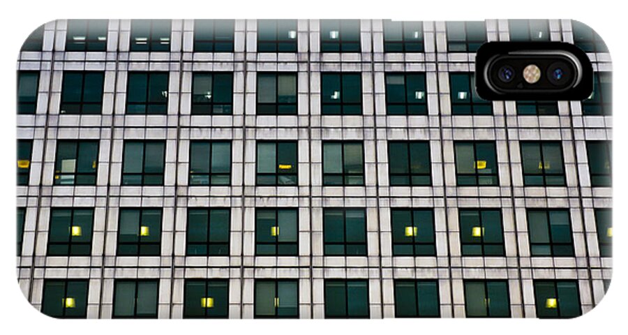 Canary Wharf iPhone X Case featuring the photograph Canary Wharf London #17 by David Pyatt