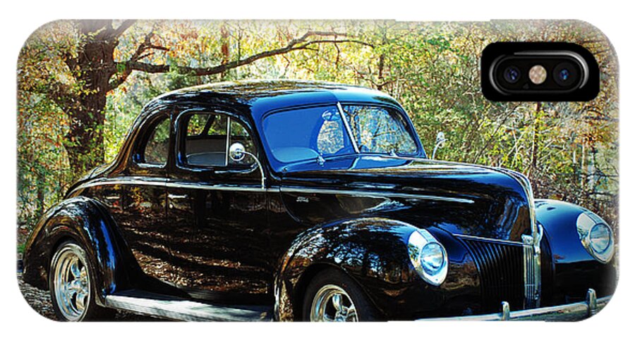 1940 Ford Coupe iPhone X Case featuring the photograph 1940 Ford Coupe by Jeanne May