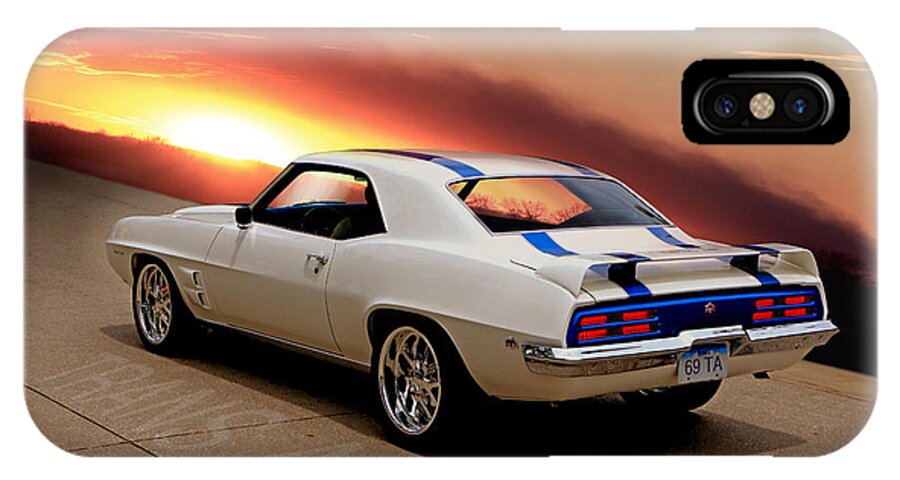1969 iPhone X Case featuring the photograph 1969 Trans Am by Christopher McKenzie