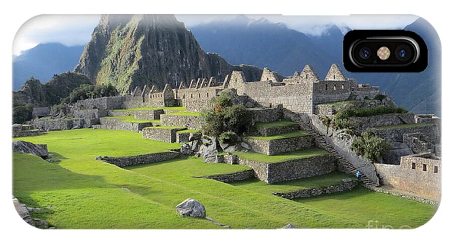 Peru iPhone X Case featuring the photograph Machu Picchu #1 by Margaret Welsh Willowsilk