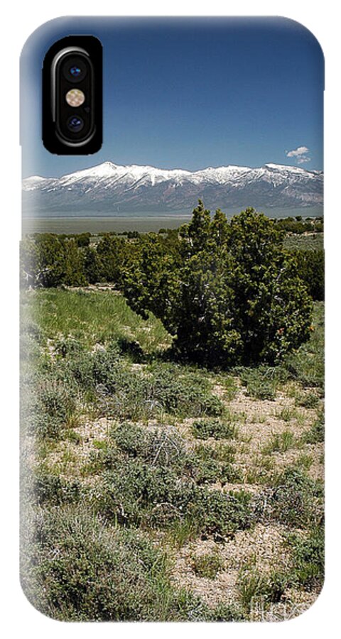 Schell Creek Range iPhone X Case featuring the photograph 614P Schell Creek Range NV by NightVisions