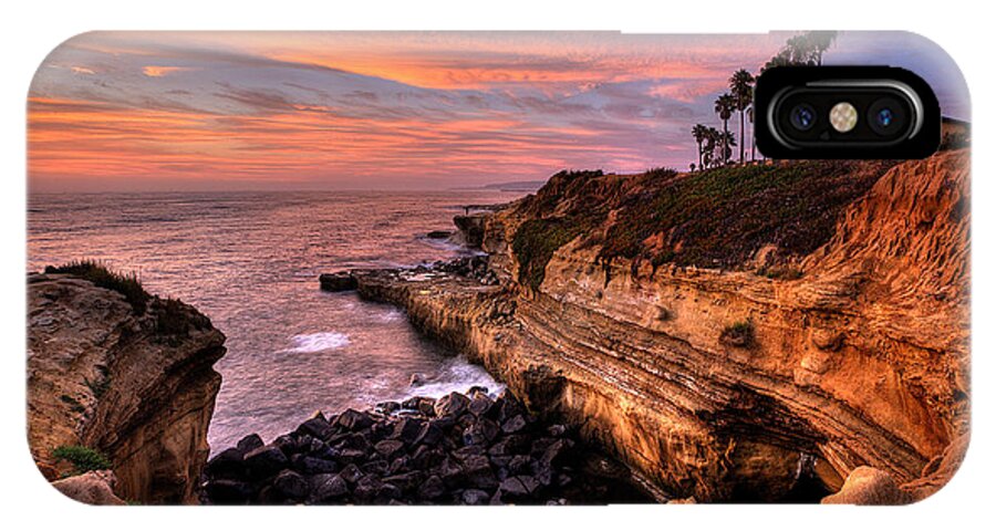 Beach iPhone X Case featuring the photograph Sunset Cliffs #1 by Peter Tellone