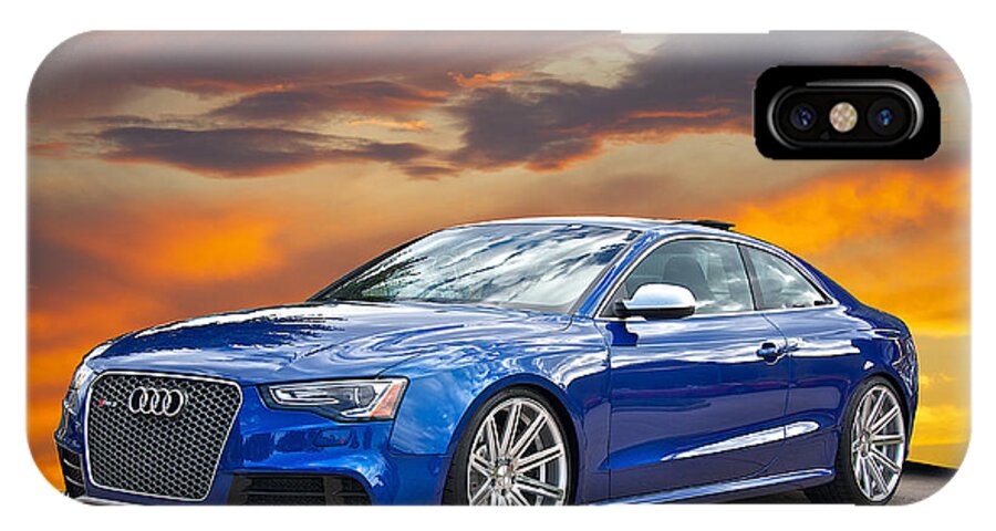 Auto iPhone X Case featuring the photograph 2013 Audi RS5 Sports Coupe by Dave Koontz