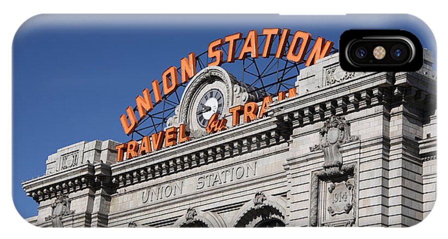 America iPhone X Case featuring the photograph Denver - Union Station #3 by Frank Romeo