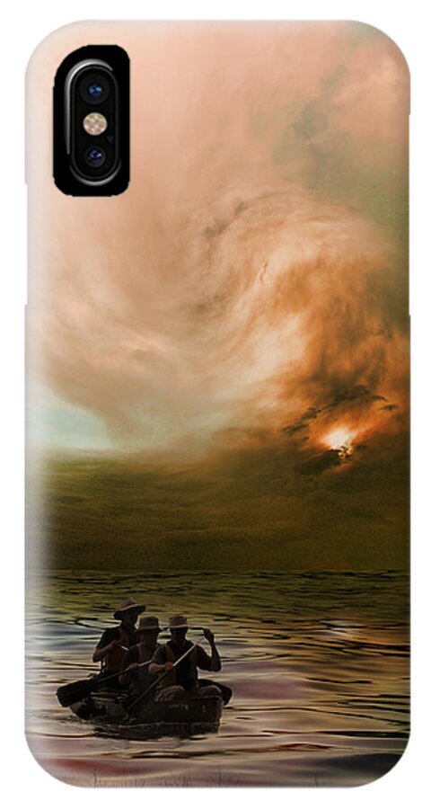 Men iPhone X Case featuring the photograph 3769 by Peter Holme III