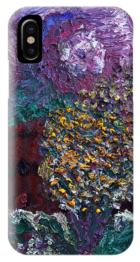Spring iPhone X Case featuring the painting Spring in New Jersey by Vadim Levin