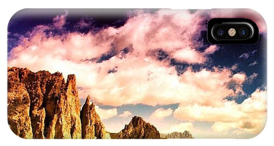 Iclandscapes iPhone X Case featuring the photograph Dolomiti #5 by Luisa Azzolini