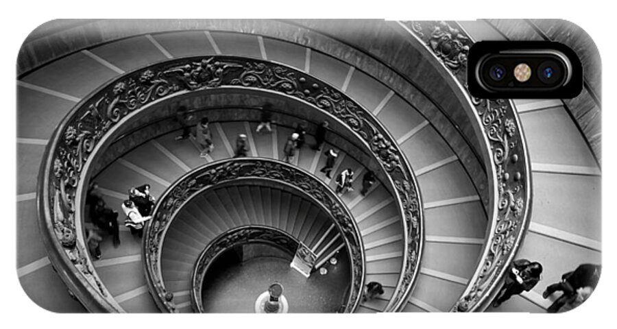 2013. iPhone X Case featuring the photograph The Vatican Stairs #9 by Jouko Lehto