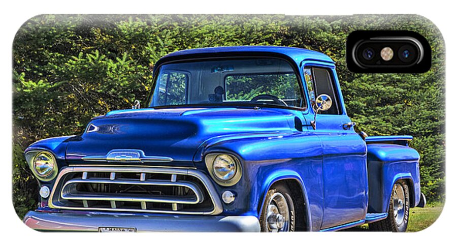 57 Chevy iPhone X Case featuring the photograph 57 Chevy by Alana Ranney