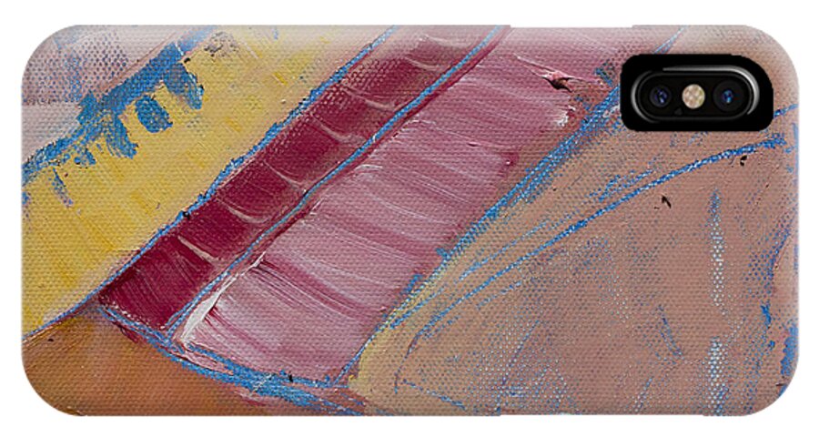  iPhone X Case featuring the painting 6 by Marita Esteva