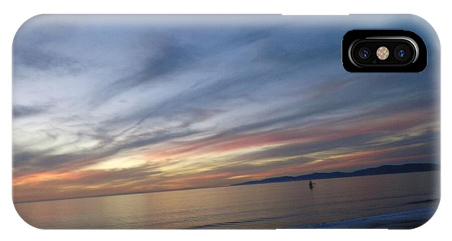 Landscape iPhone X Case featuring the photograph Sundown at Redondo #7 by Marian Jenkins