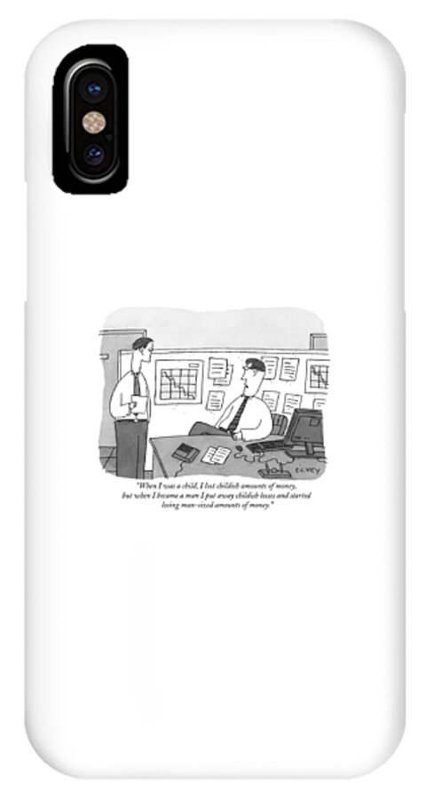 When I Was A Child iPhone X Case
