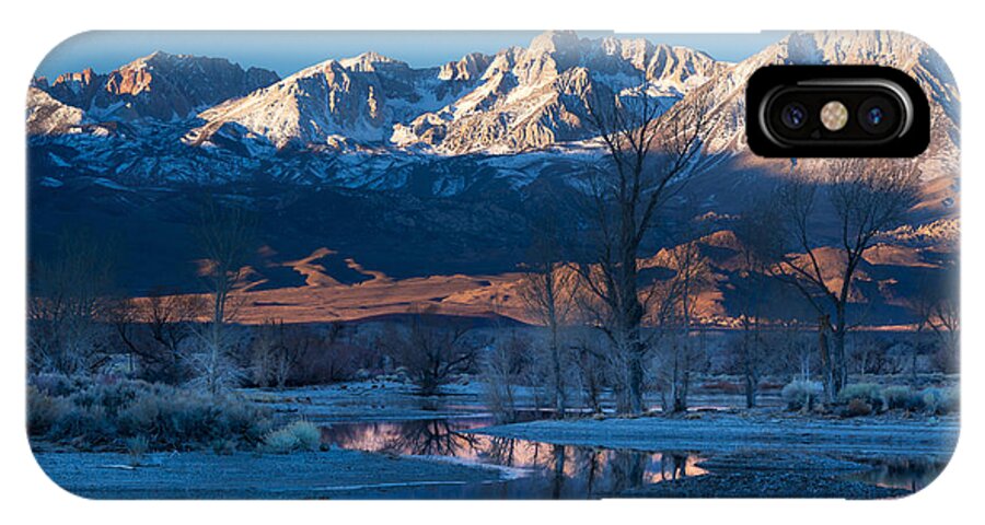 Bishop iPhone X Case featuring the photograph A Cold Dawn Light by Joe Doherty