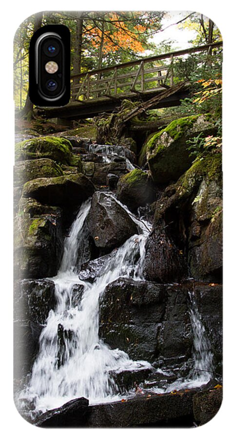 Waterfall iPhone X Case featuring the photograph A different perspective by David Barker