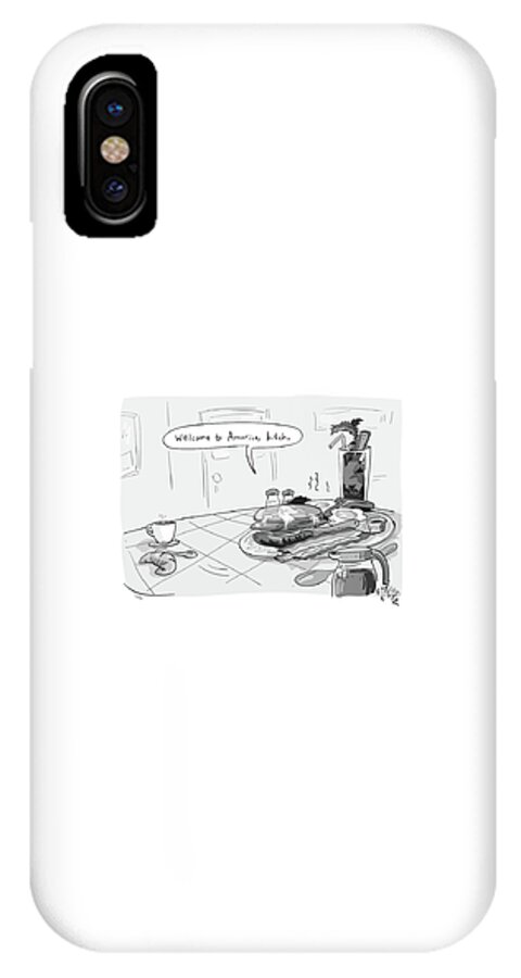 A Greasy Plate Of Pancakes iPhone X Case
