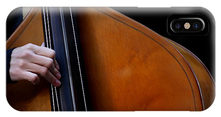 Kg iPhone X Case featuring the photograph A Hand of Jazz by KG Thienemann