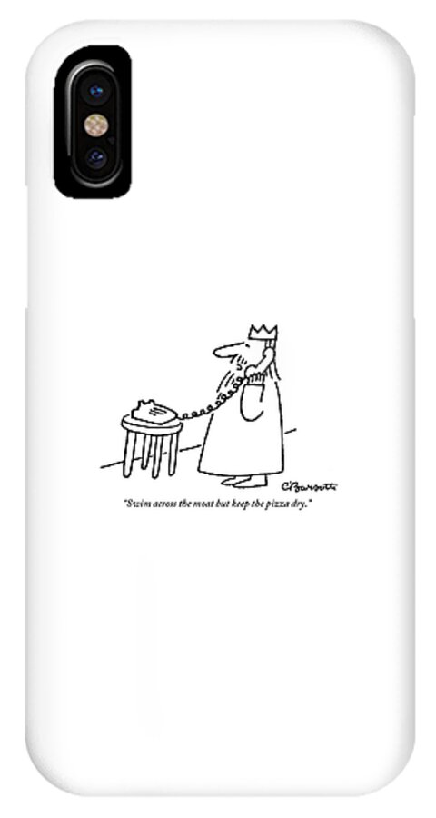 A King Gives Instructions On The Telephone iPhone X Case