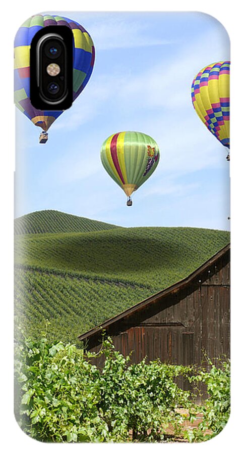 California iPhone X Case featuring the photograph A Ride Through Napa Valley by Mike McGlothlen