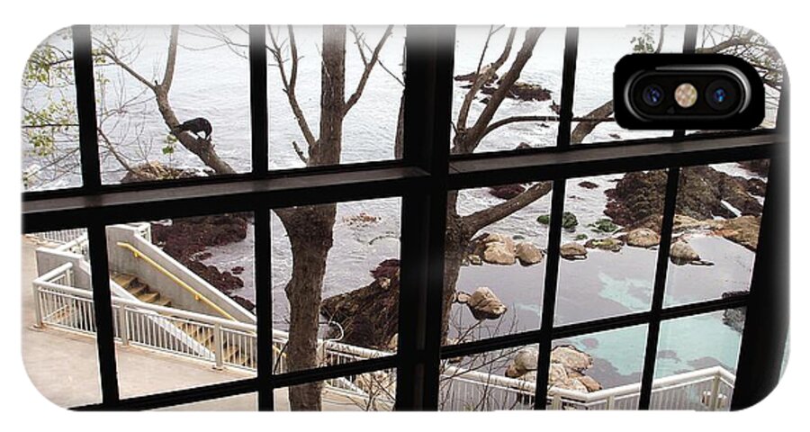 Window iPhone X Case featuring the photograph A scenery through windows by Hiroko Sakai