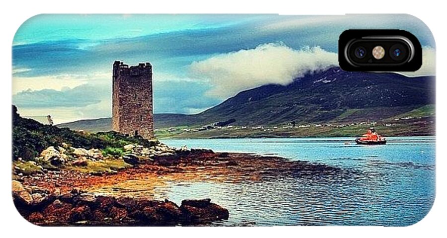Shotaward iPhone X Case featuring the photograph #achillisland #ireland #landscape by Luisa Azzolini