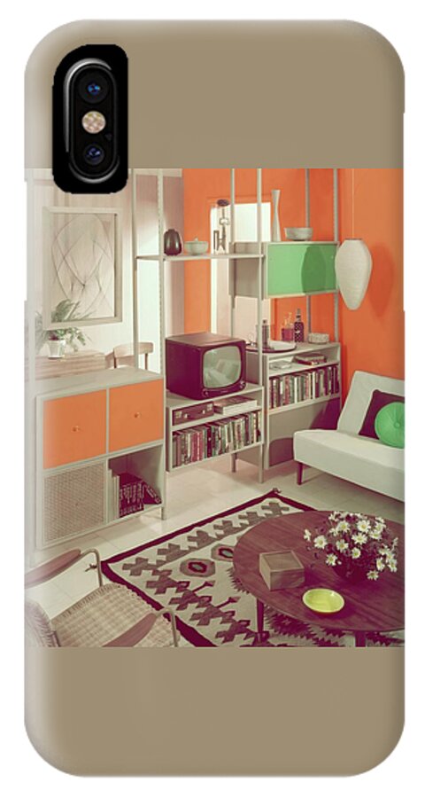An Orange Living Room iPhone X Case