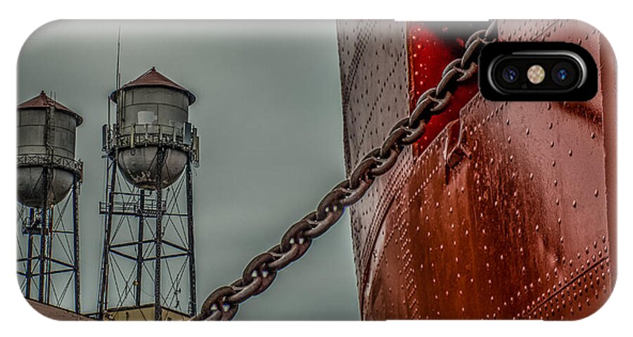 Ss William A Irvin iPhone X Case featuring the photograph Anchor Chain by Paul Freidlund