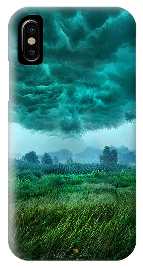 Storm iPhone X Case featuring the photograph And Then I Ran by Phil Koch